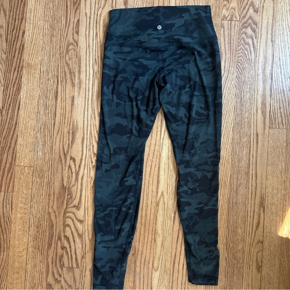 Lululemon Align Pant *Full Length 28" Incognito Camo Multi Gator Green Size 8 - Picture 2 of 9